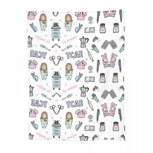 Cozy Clinic Flannel Nap Blanket
