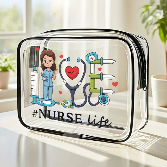 Nurse Pocketed Cosmetic Pouch