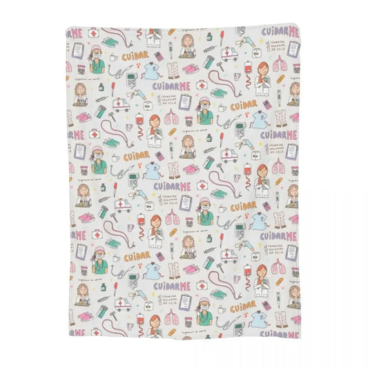 Gemütliche Flanell-Schlafdecke von Cozy Clinic – Be Dr.Fashion