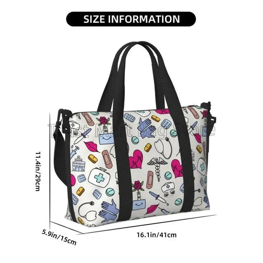 Everyday Nurse Travel Weekender Duffle. - Be Dr.Fashion