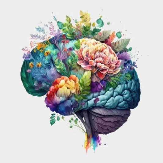 Floral Anatomy Canvas Art Decor - Be Dr.Fashion