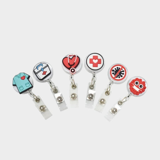 Charming Heart Badge Holder