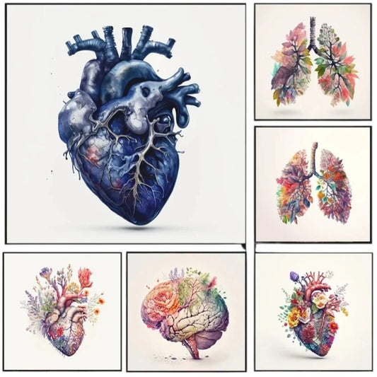 Floral Anatomy Canvas Art