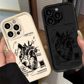 Stylish Heart Anatomy Phone Case. - Be Dr.Fashion