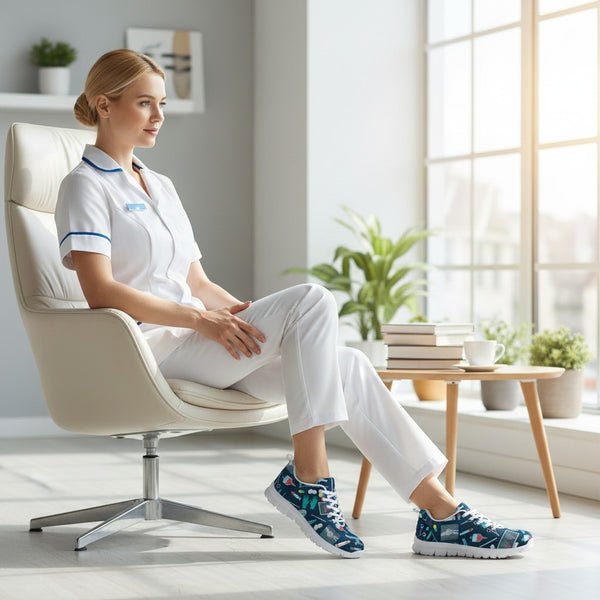 Cute Cartoon Nurse Flats