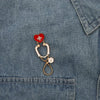 Diamond Stethoscoop Pro Eerbetoon-speldje - Be Dr.Fashion