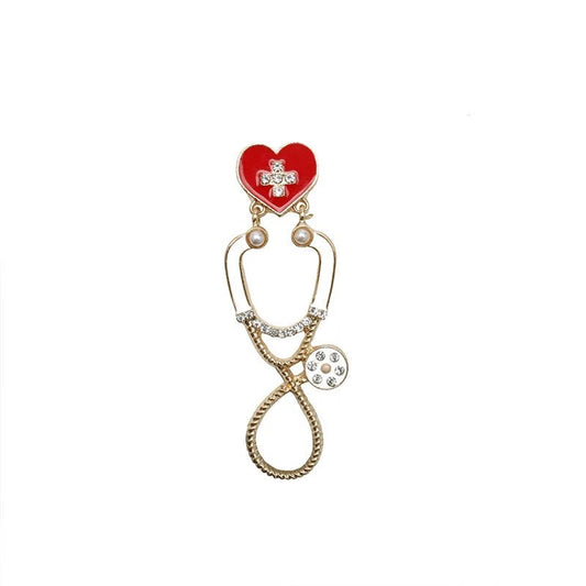 Diamant-Stethoskop Pro Ehrenanstecknadel – Be Dr.Fashion