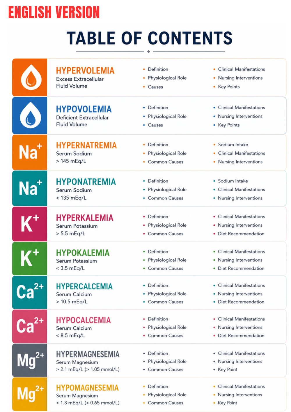 Electrolyte Imbalance Ebook - Be Dr.Fashion