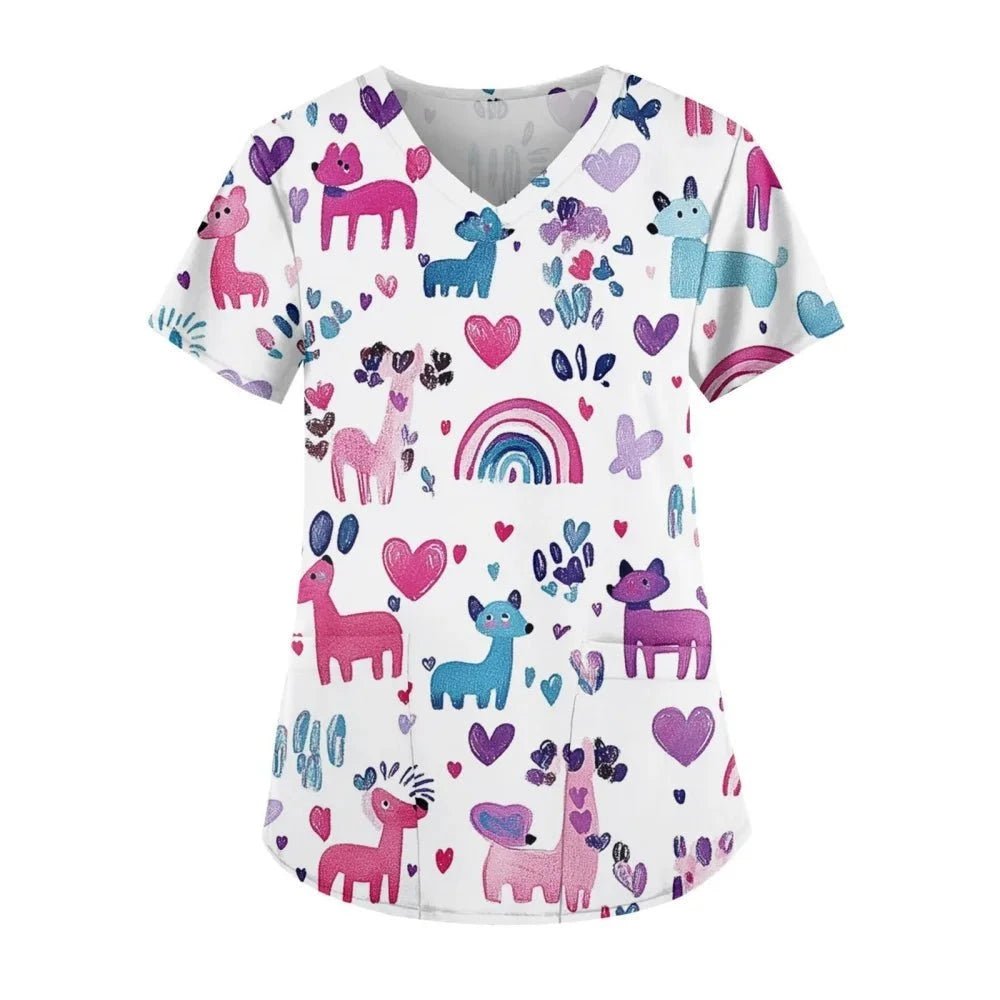 Everyday Care V-Neck Top. - Be Dr.Fashion