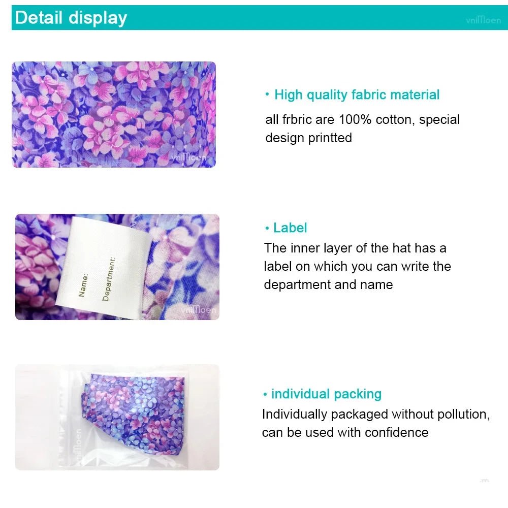 Everyday Cotton Medical Scrub Cap - Be Dr.Fashion
