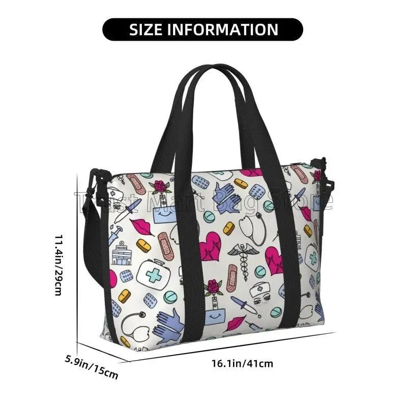 Everyday Nurse Travel Weekender Duffle. - Be Dr.Fashion