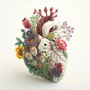 Floral Anatomy Canvas Art Decor - Be Dr.Fashion