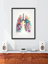 Floral Anatomy Canvas Art Decor - Be Dr.Fashion