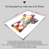 Canvasdoek met menselijke anatomie: spierwand - Be Dr.Fashion