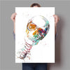 Canvasdoek met menselijke anatomie: spierwand - Be Dr.Fashion