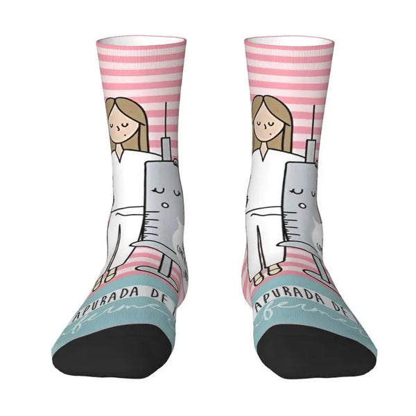 Medical Crew Socks: Cute & Comfy