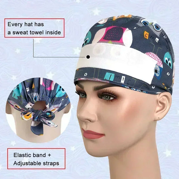 Cute Animal Surgical Caps