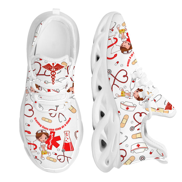 Cute Cartoon Nurse Sneakers