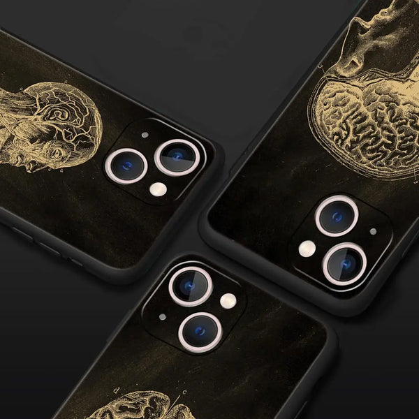 Skeleton Heart iPhone Case