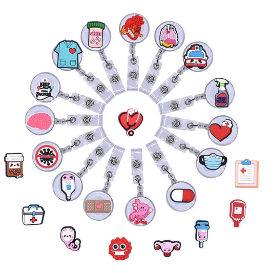 Charming Heart Badge Holder