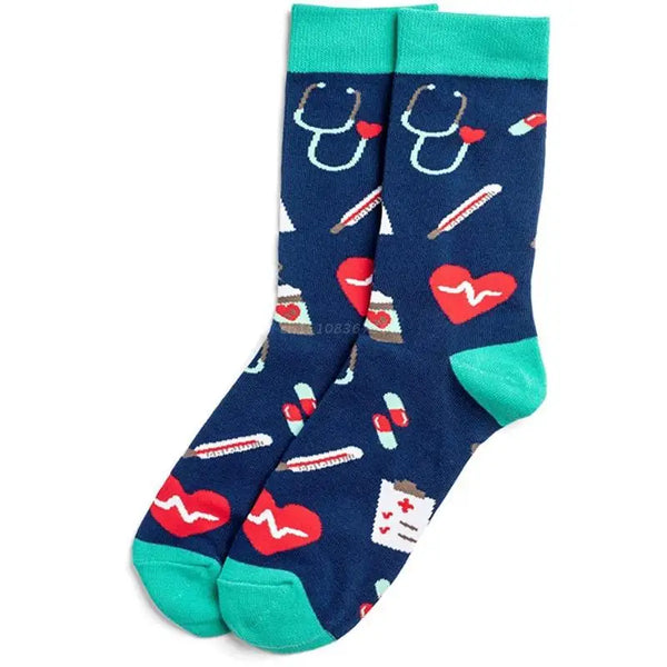 Med-Fun Cartoon Cotton Socks