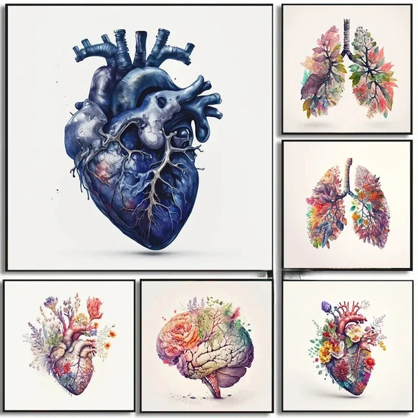 Floral Anatomy Canvas Art