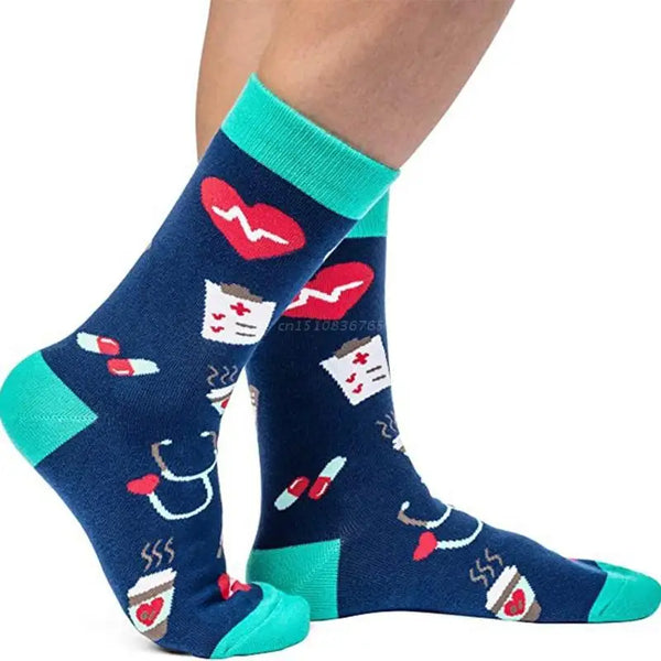 Med-Fun Cartoon Cotton Socks