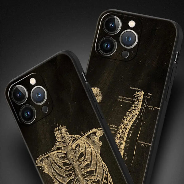 Skeleton Heart iPhone Case
