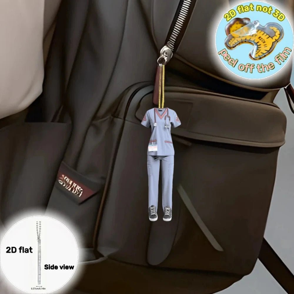 Nurse Gear Acrylic Keychain Charm - Be Dr.Fashion