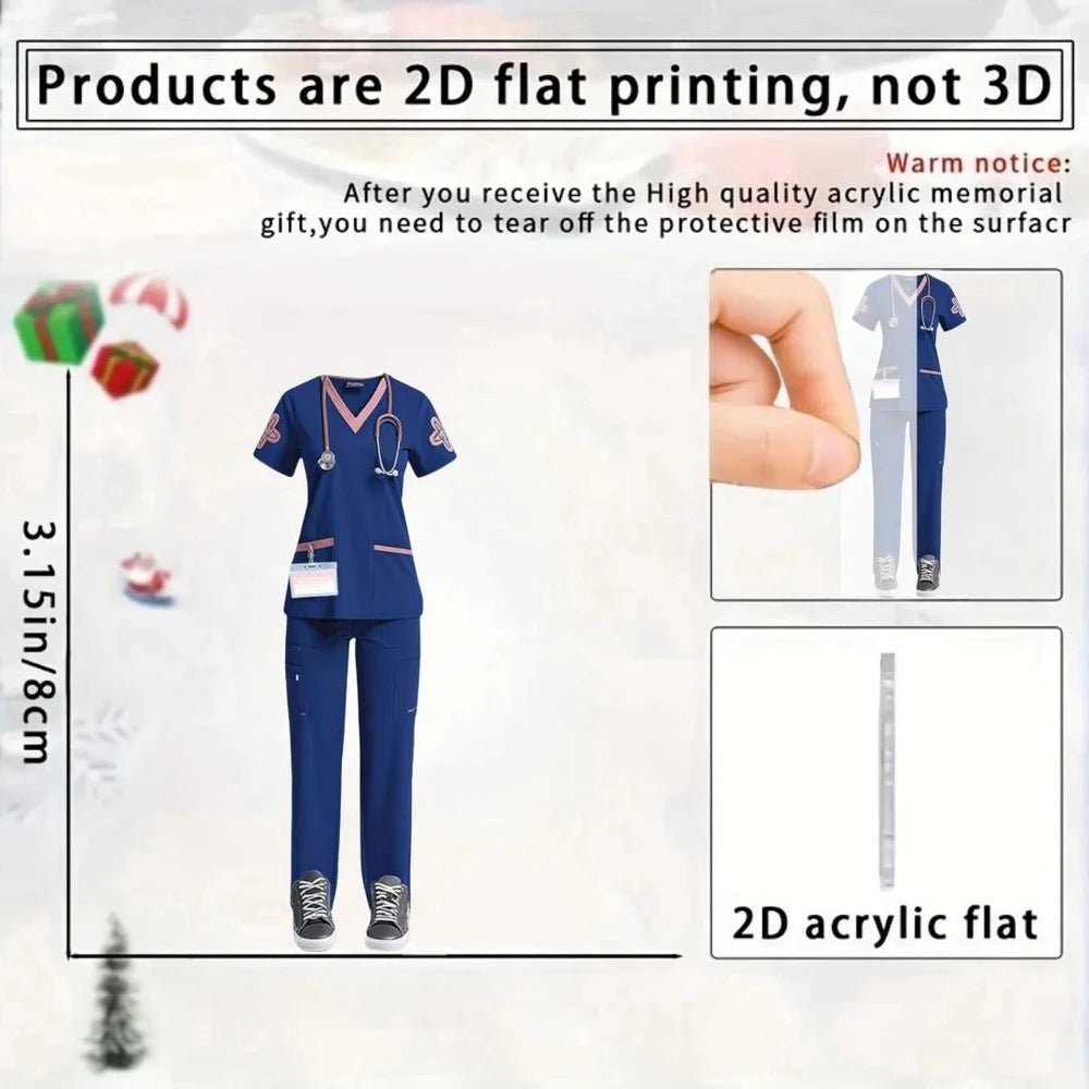 Nurse Gear Acrylic Keychain Charm - Be Dr.Fashion