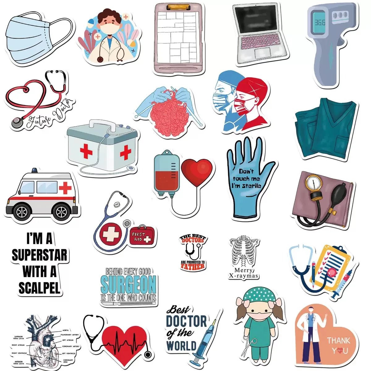 Nurse Life Sticker Pack - Be Dr.Fashion