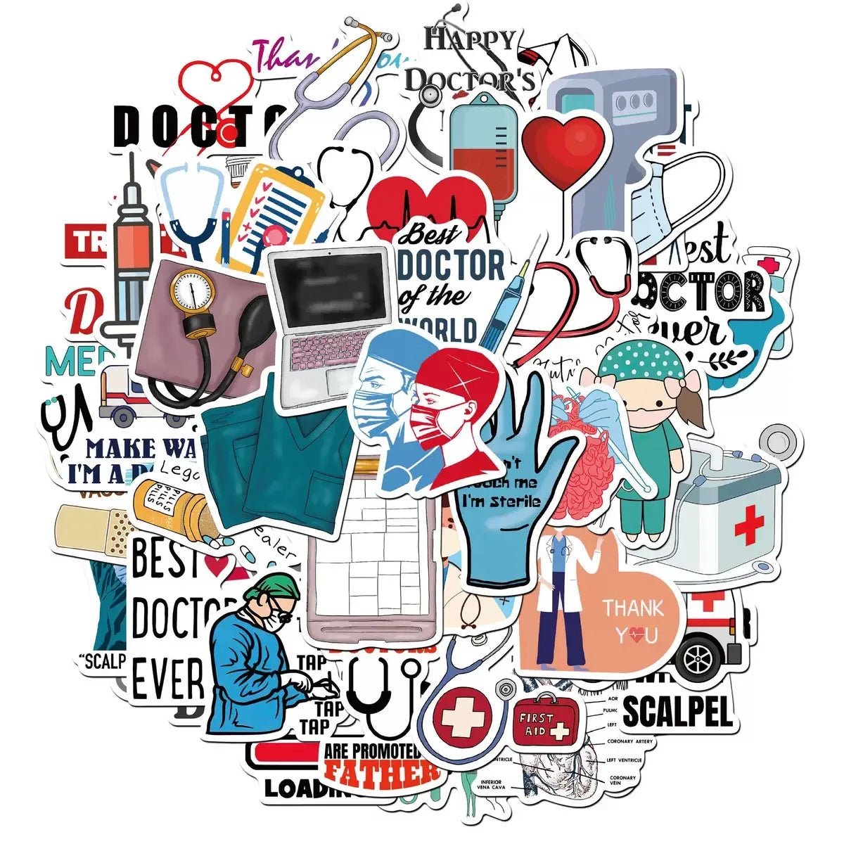 Nurse Life Sticker Pack - Be Dr.Fashion